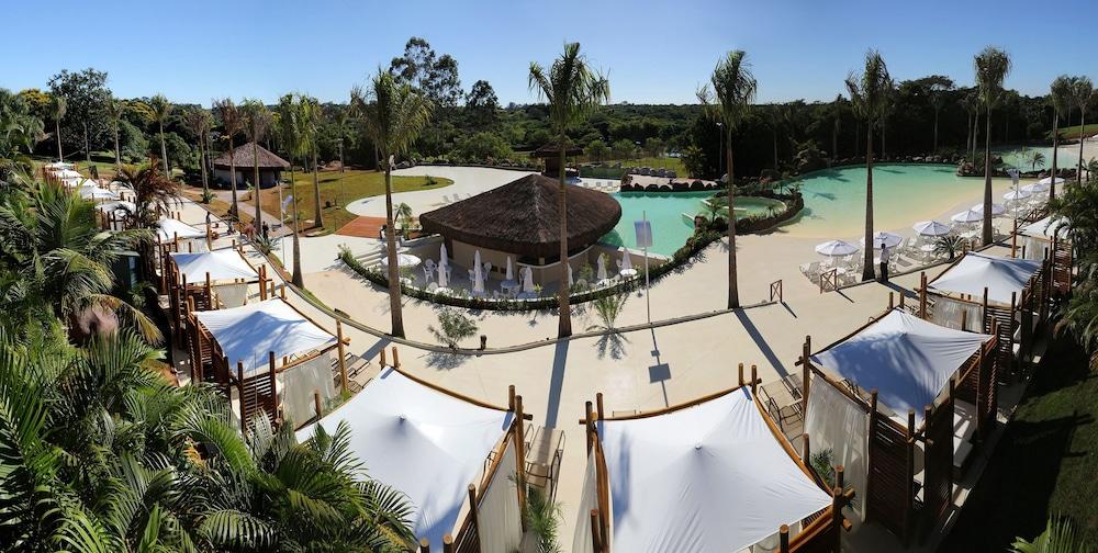 Mabu Thermas Grand Resort Foz do Iguaçu Kültér fotó The resort's lagoon